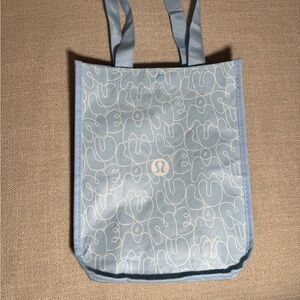 lululemon athletica Light Blue Patterned Tote